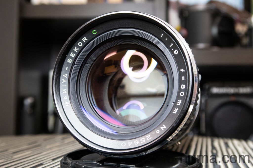 中判カメラ用大口径レンズ「セコールC 80mm F1.9」 を中判デジタル機