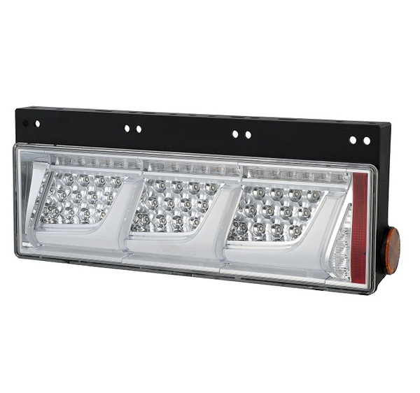 トラック用LEDリアコンビネーションランプ3連タイプクリヤー倉庫整理の