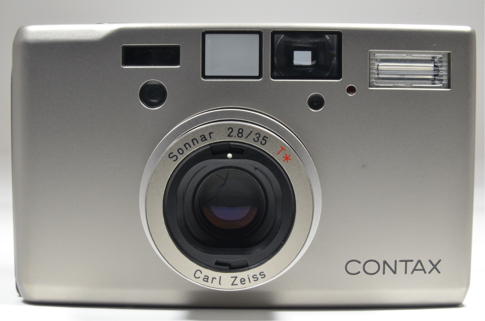 CONTAX T3 Data Back with Adapter, Filter and Lens Hood #a0655