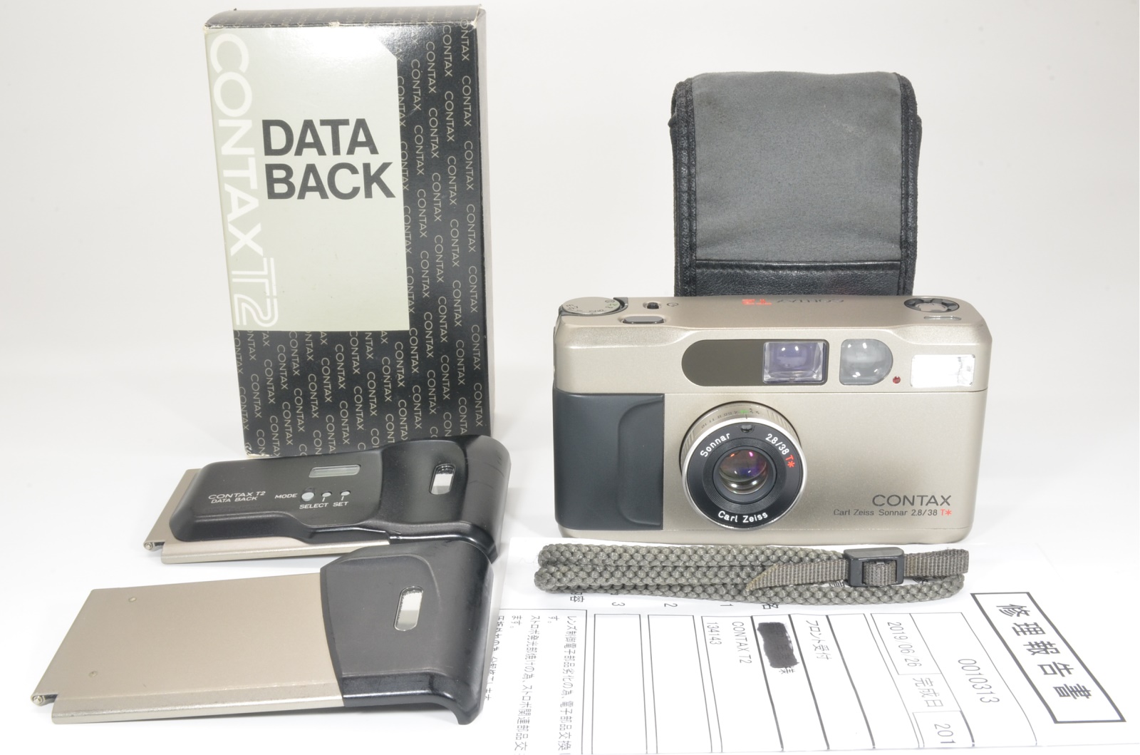 CONTAX T2 Titanium Silver 35mm Film Camera CLA'd recentry Shooting