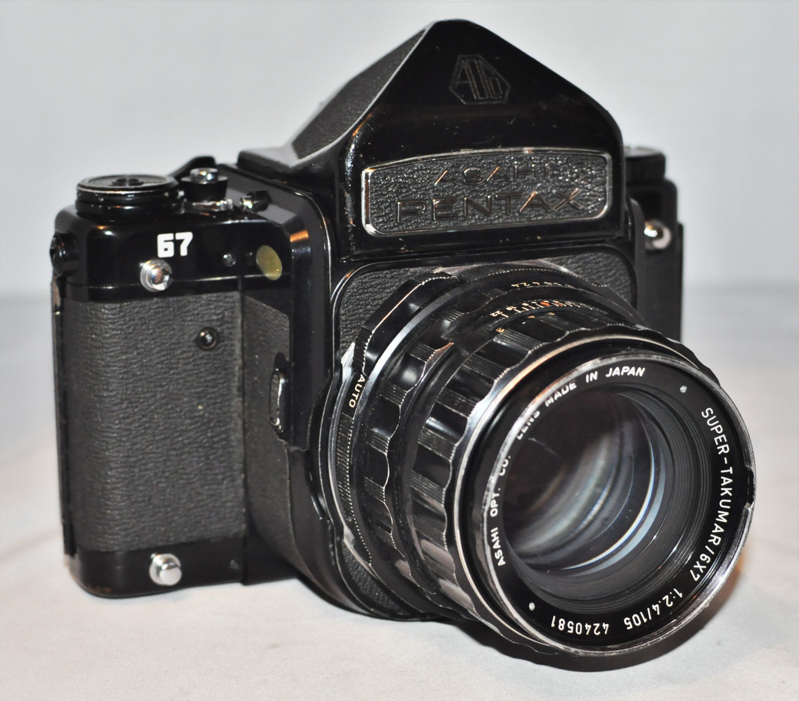 Pentax 67 + Takumar 105mm f2.4 lens - Camera City