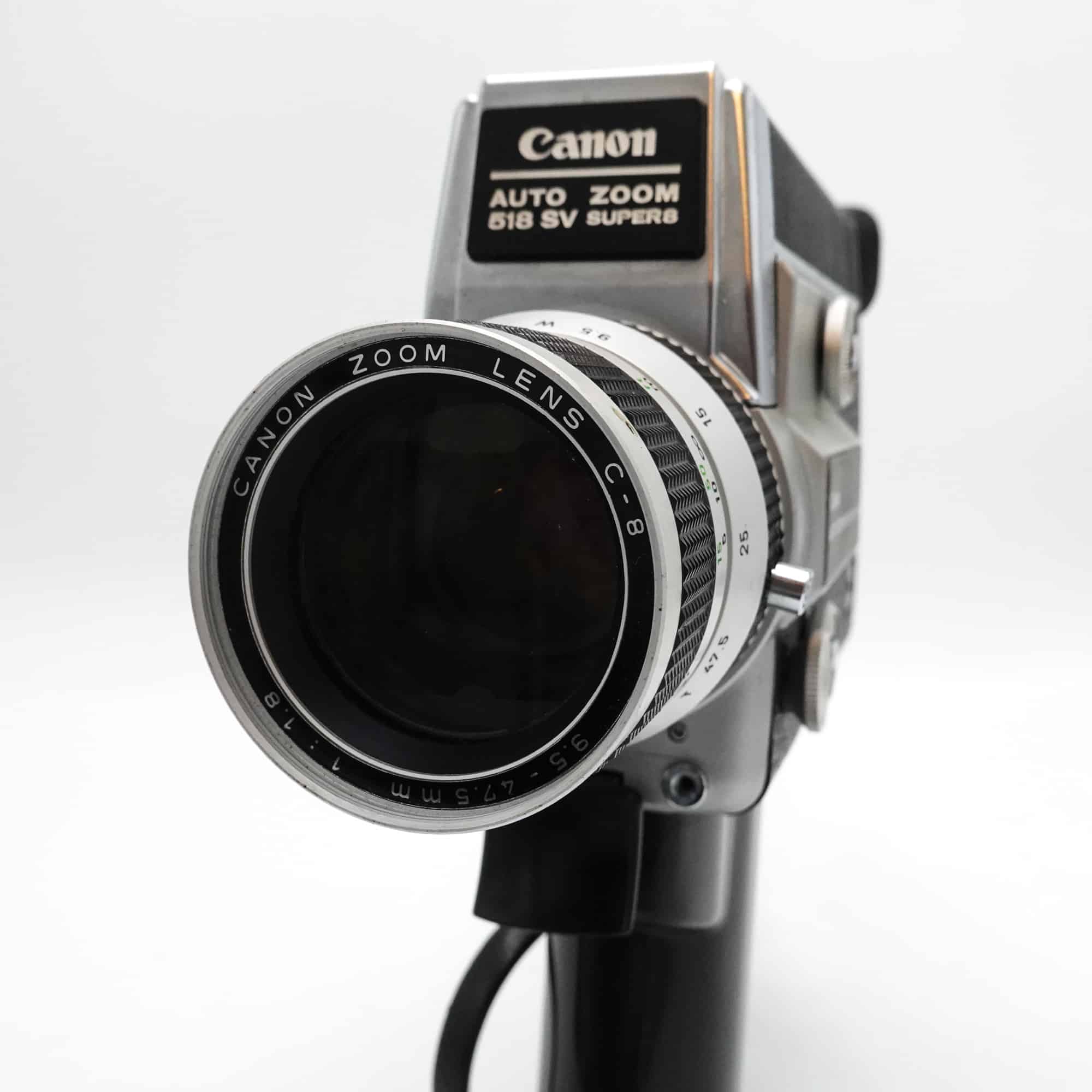 Canon Auto Zoom 518 SV Super 8 Camera - CameraCrate.com - Super 8