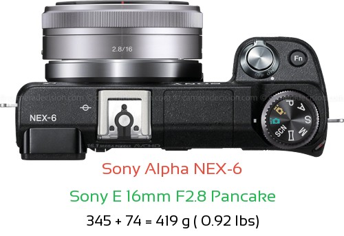 Sony NEX-6 Camera and Sony E 16mm F2.8 Pancake Lens