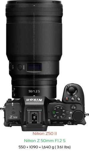Nikon Z50 II Camera and Nikon Z 50mm F1.8 S Lens