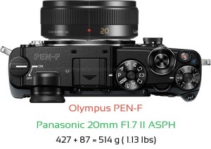 Olympus PEN-F Camera and OM System 25mm F1.8 II Lens