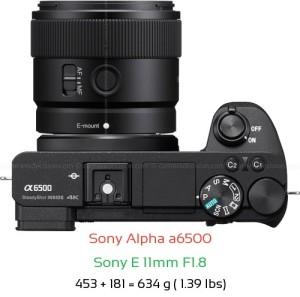 Sony A6500 Camera and Sigma 16mm F1.4 DC DN E Lens