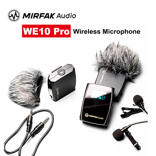 MIRFAK WE10 PRO Wireless Microphone Price in Bangladesh