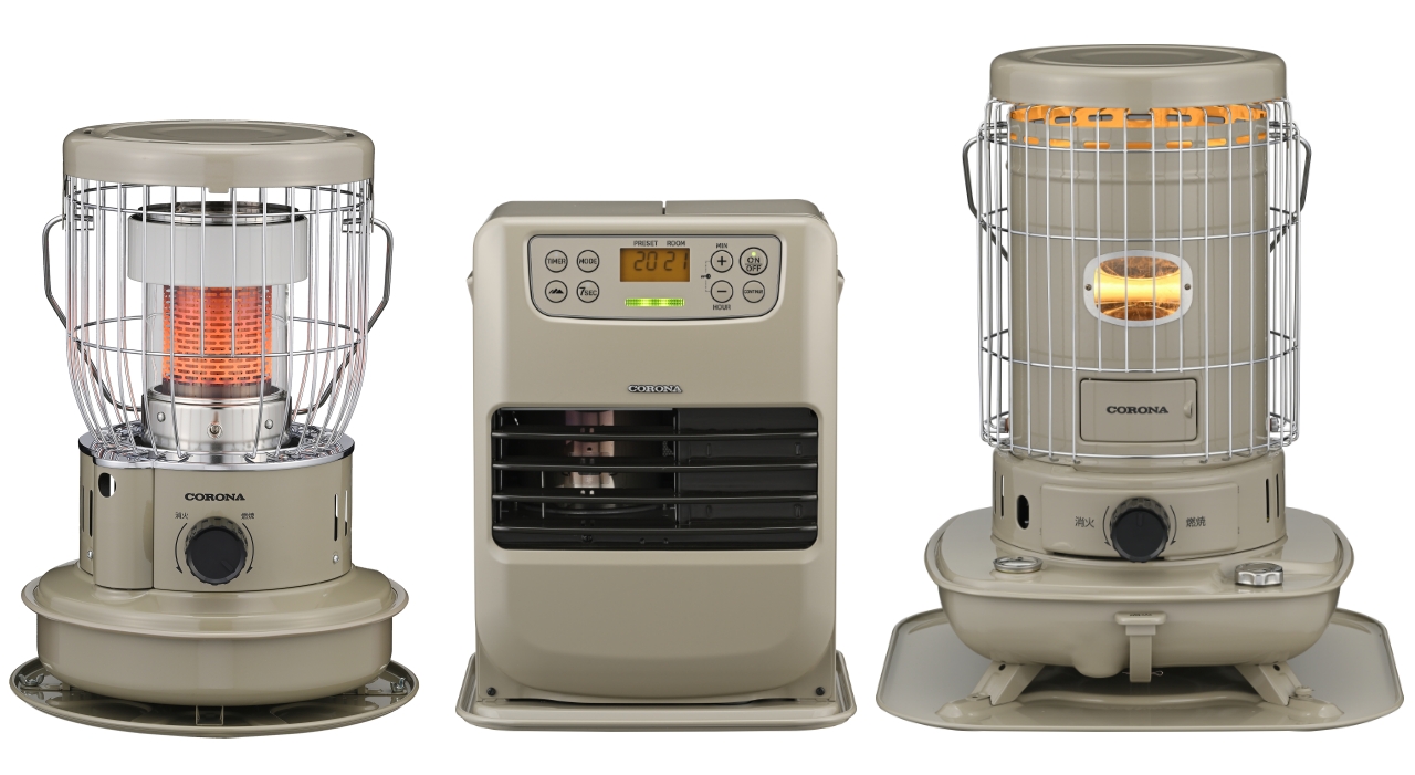 石油ストーブのコロナからアウトドア気分を高める新ブランド「OUTFIELD