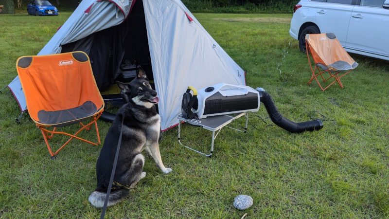 ポータブルミニクーラーは夏キャンプの冷房になるのか実験！ナカトミ