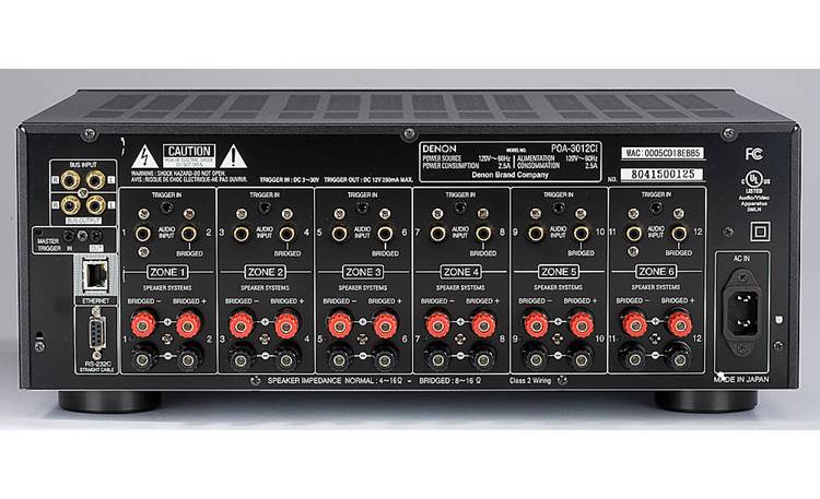 Denon POA-3012CI 12-channel multi-room amplifier at Crutchfield Canada