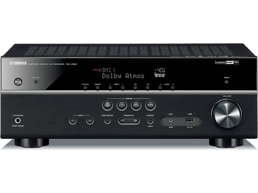 Yamaha RX-V583 7.2-channel home theatre receiver with Wi-Fi