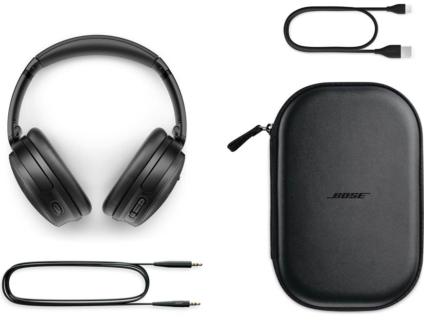 Bose® QuietComfort® 45 (Black) Over-ear Bluetooth® wireless noise