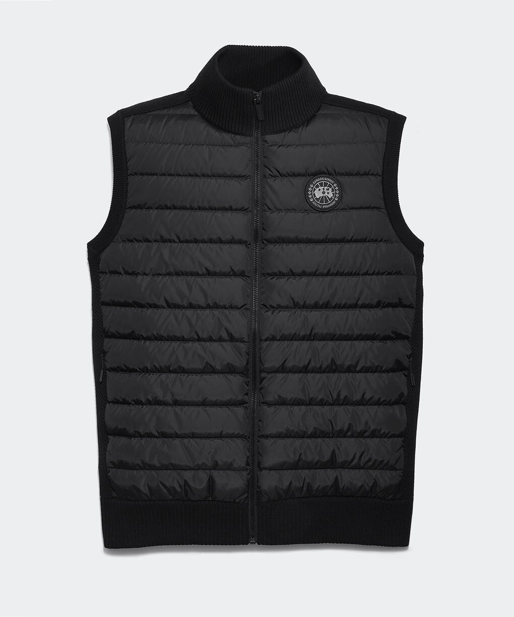 ハイブリッジ ニット ベスト ブラックレーベル(6829MB)｜カナダグース