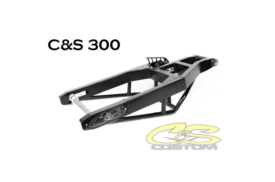 SDS Kawasaki ZX14 300 Dual Side Swingarm Matte Black Finish 14