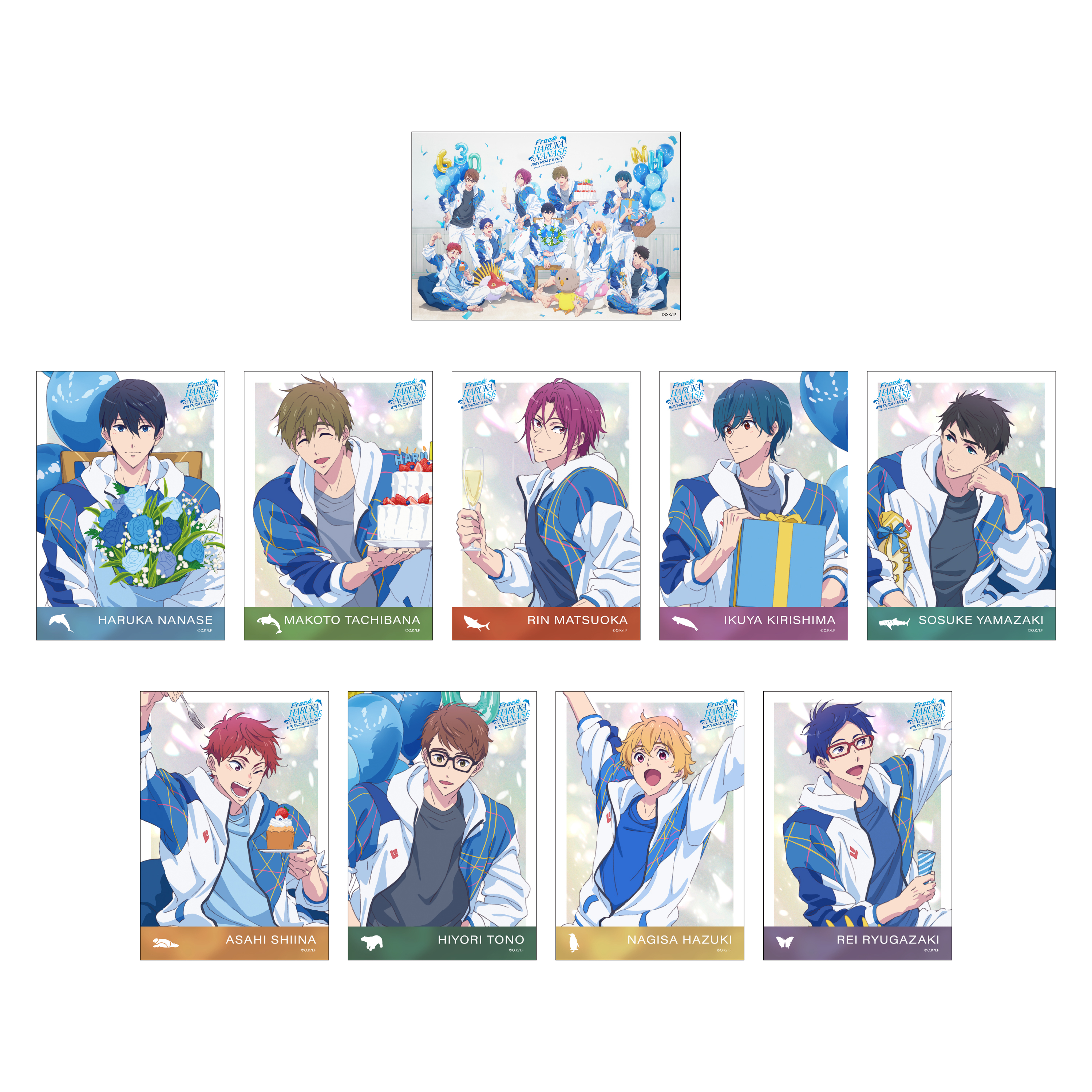 ブロマイド ランダム10種(Free! HARUKA NANASE BIRTHDAY EVENT) | きゃにめ