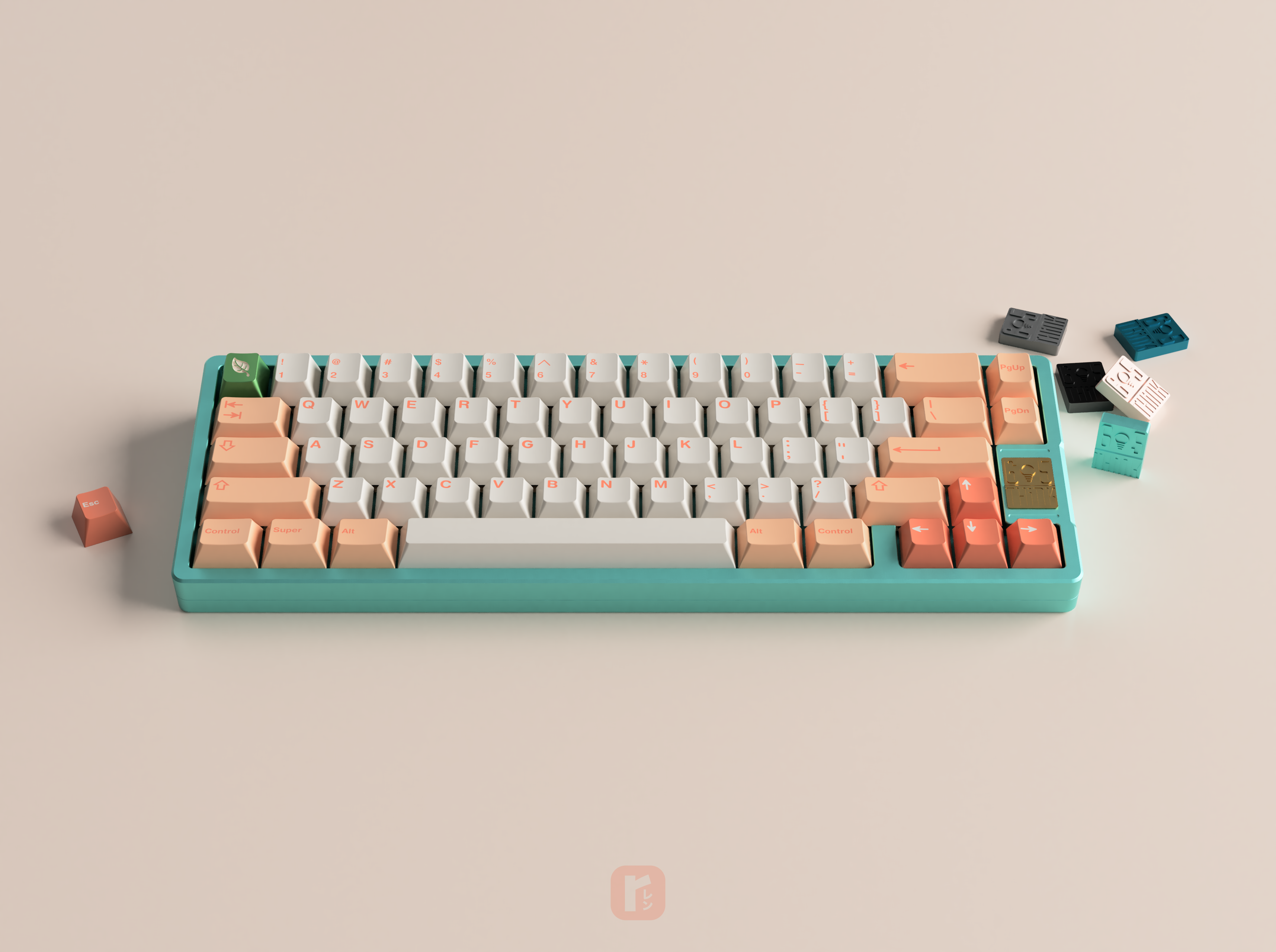 GMK Peaches n Cream – CannonKeys