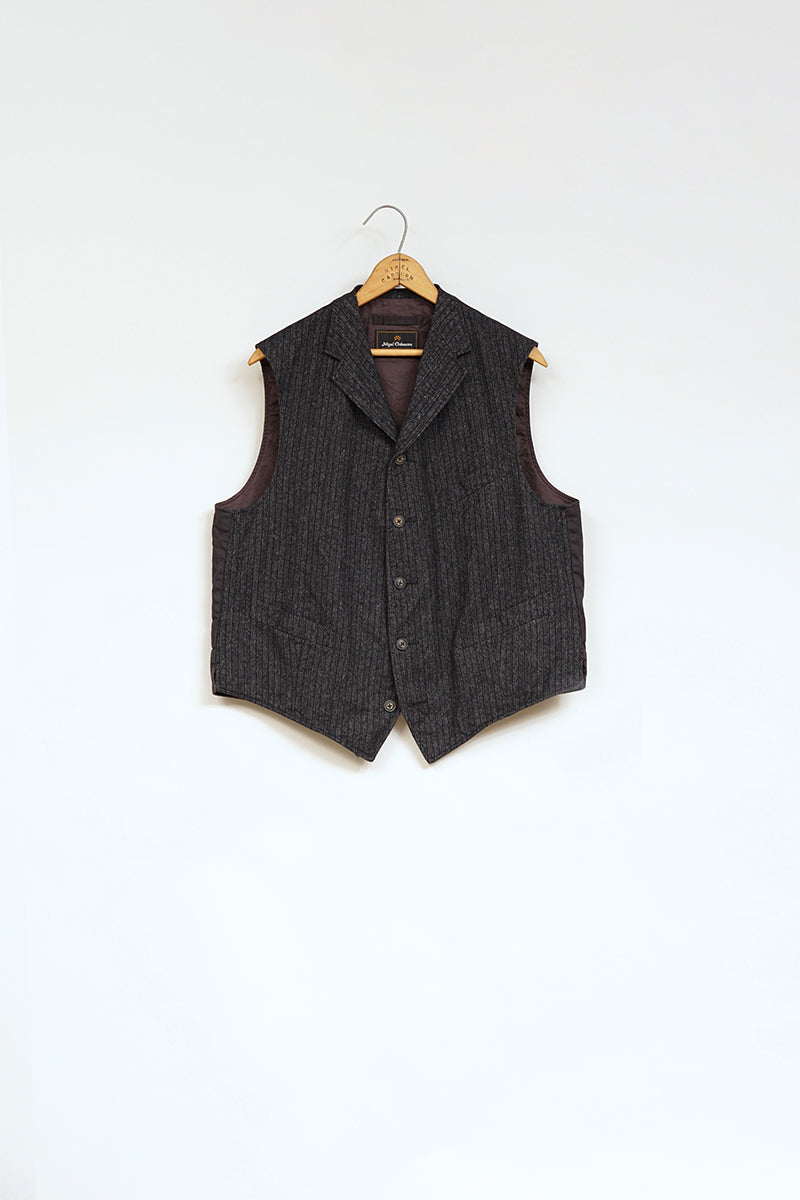ナイジェル・ケーボン】MAN / ブラックスミスベスト - ストライプ