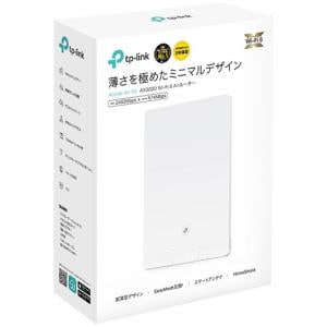 ティーピーリンクジャパン 超薄WiFi6ルーター2402+574Mbps AX3000
