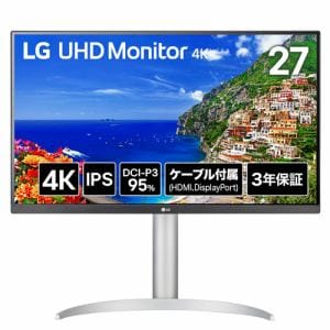 LGエレクトロニクス 27UP650K-W 27型 LG UHD Monitor 4Kモニター IPS