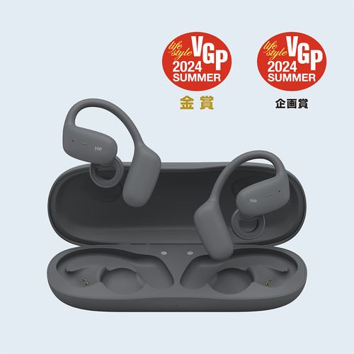 ラディウス HP-B100BTK 完全ワイヤレス骨伝導イヤホン Beethoven 左右