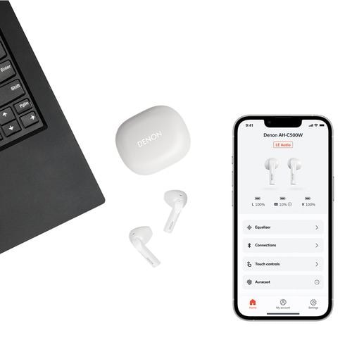 DENON AHC500WWTEM 完全ワイヤレスイヤホン Bluetooth対応 IPX4防水