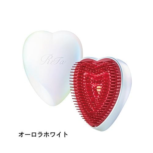 MTG RS-AJ-26A ReFa HEART BRUSH ツヤメイクブラシ オーロラホワイト