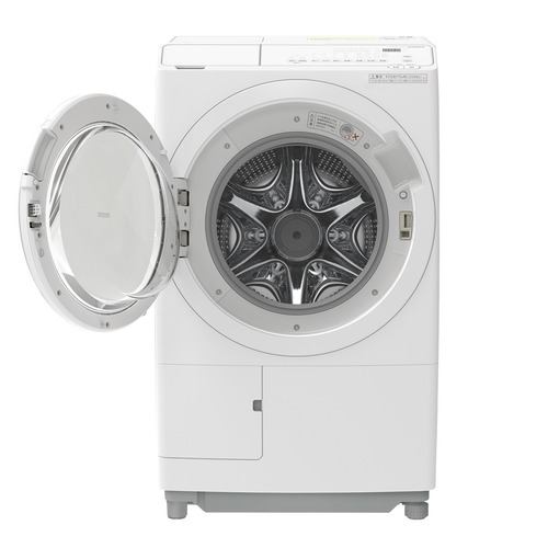 日立 ドラム式洗濯乾燥機 左開き 洗濯12.0kg 乾燥6.0kg 幅63.8cm らく