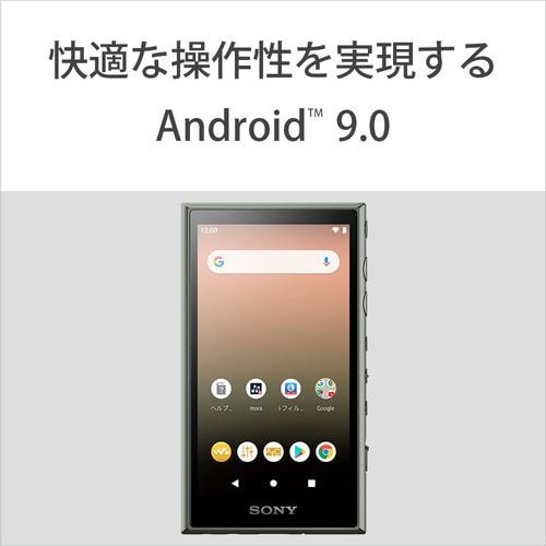 ソニー NW-A105 GM ウォークマンAシリーズ アッシュグリーン | ヤマダ