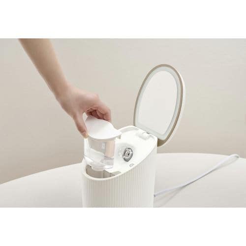 アイリスオーヤマ FST-101-W フェイススチーマー MiCOLA ホワイト