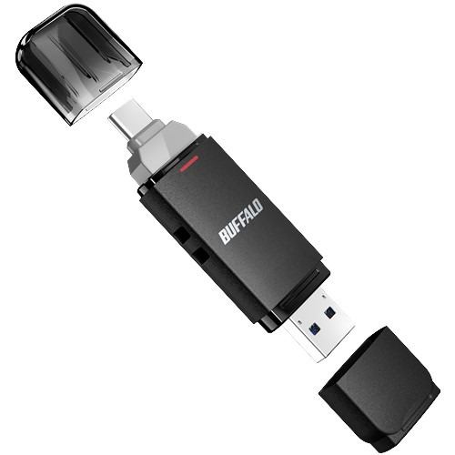 BUFFALO SSD-SD1.0U3-BA USB 3.2(Gen2) Type-C／Type-A両対応