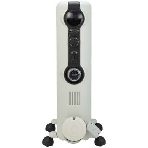 デロンギ DeLonghi HJ0812-BK オイルヒーター ホワイト×ブラック