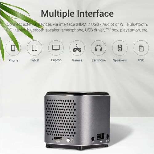 エムラボ mlabs MSP05 CUBIC Mobile Smart Projector モバイルスマート