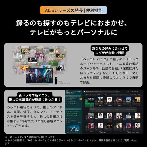 REGZA 32V35S 32V型ハイビジョン液晶テレビ 地上デジ BS・110度CS