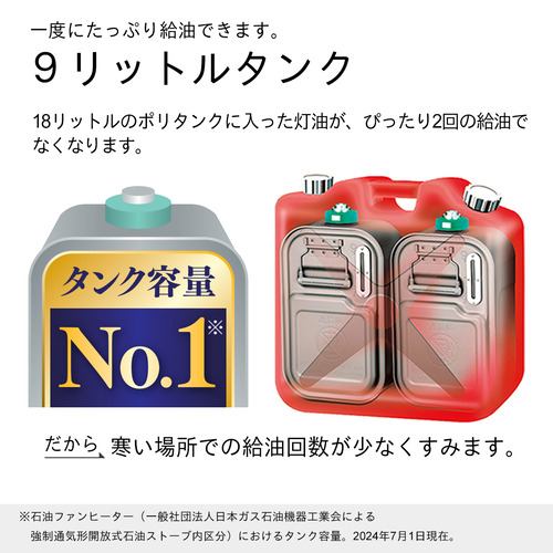 ダイニチ工業 FW-4724LS 石油ファンヒーター9Lタンク 木造12畳