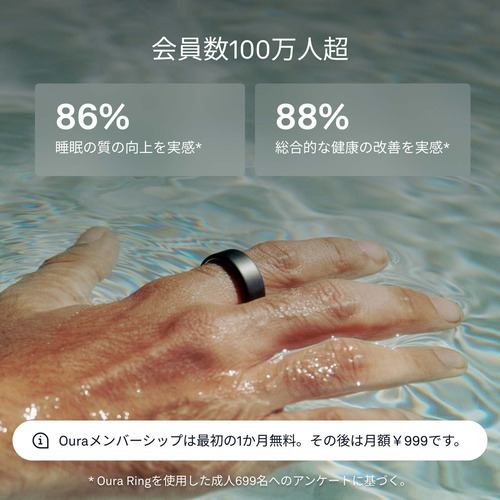 OURA JZ90-54218-15 スマートリング Oura Ring 4 size15 ステルス