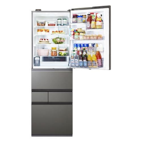 東芝 冷蔵庫 501L 右開き 5ドア 幅60cm たっぷりスリムタイプ 3段冷凍