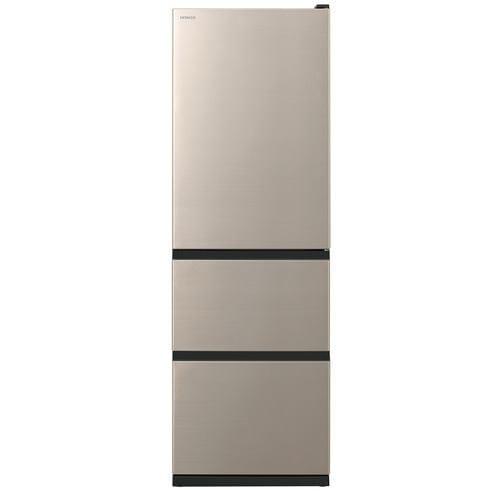 日立 冷蔵庫 265L 右開き 3ドア 幅54cm シンプルデザイン 真ん中野菜 R