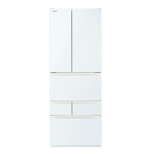 東芝 冷蔵庫 411L 右開き 5ドア 幅60cm 真ん中野菜室 一気冷凍 節電