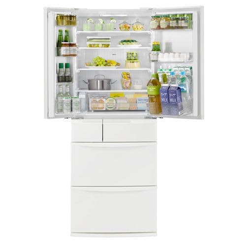 パナソニック 冷蔵庫 451L 観音開き 6ドア 幅68.5cm うす型 フル