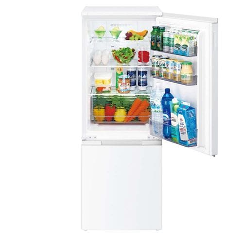 シャープ SJ-D18J 冷蔵庫 (どっちもドア・179L) マットホワイト