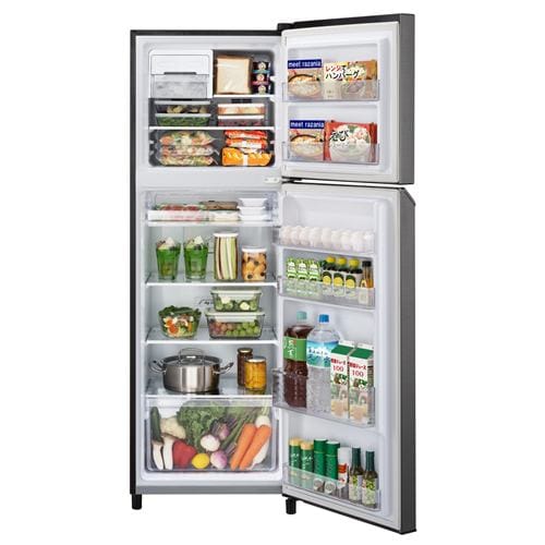 パナソニック NR-B252-TH 2ドア冷蔵庫 (248L・右開き) ダークグレー