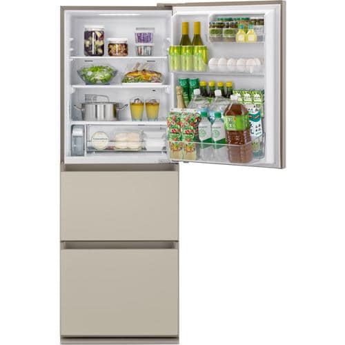 パナソニック NR-C344GC-N 3ドア冷蔵庫 335L サテンゴールド NRC344GCN