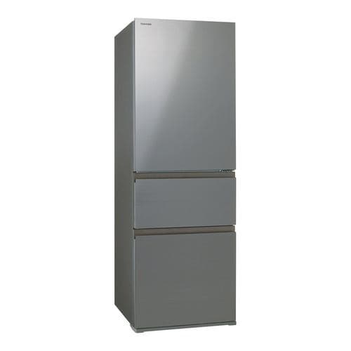 東芝 GR-V36SV(ZH) 3ドア冷蔵庫 (356L・右開き) アッシュグレージュ