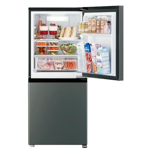 AQUA AQR-14P(DS) 2ドア冷蔵庫 SIMPLE＋ ダークシルバー【DD