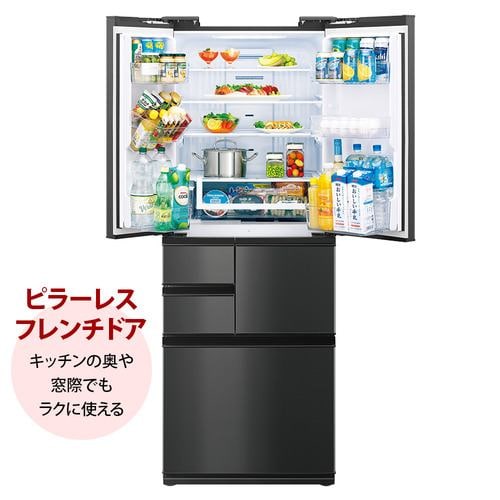 シャープ 冷蔵庫 502L 観音開き 6ドア 循環プラズマクラスター メガ