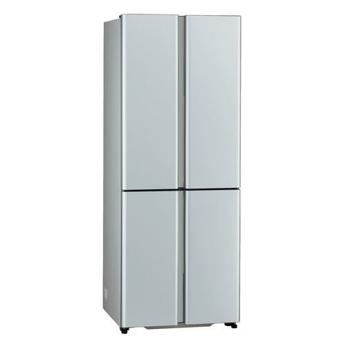 アクア 冷蔵庫 420L 観音開き 4ドア 幅70cm うす型 大容量冷凍室 LED庫