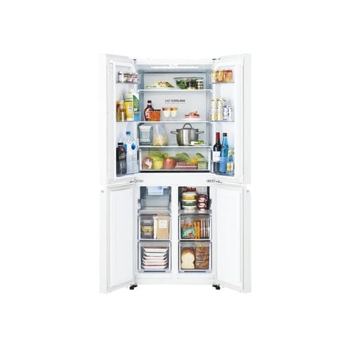 Haier JR-GX41A-W 冷蔵庫 CORU 406L クリスタルホワイト JRGX41AW