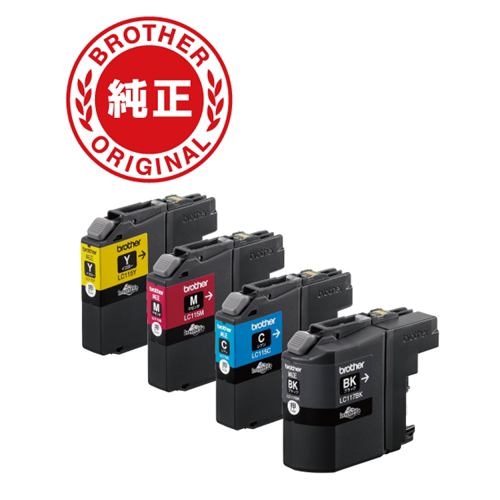 インク ブラザー 純正 カートリッジ LC119／115-4PK インク