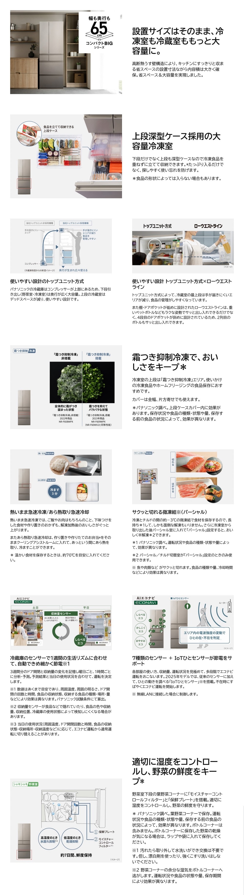 パナソニック 冷蔵庫 450L 観音開き 6ドア 幅65cm おいしさキープ