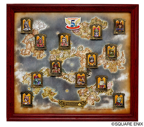 ドラゴンクエストX 5周年記念ピンズセット （2017/10/7）｜目覚めし